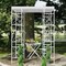 French Style Garden Arch Arbor Trellis Wedding Lawn Metal Gazebo Pergola Pavilio